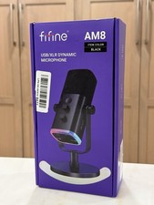 FIFINE Ampligame AM8 Dynamic USB/XLR Microphone Black Windows Mac PS4 PS5 picture