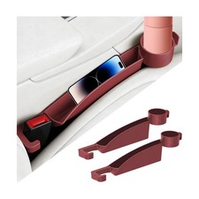 HAMOJUF Car Seat Gap Filler, 2PCS Anti-Drop Multifunctional Vehicle Seat Side... picture