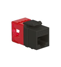 ICC ICC-IC1078F6BK Black IC1078F6BK ICC HD Cat 6 Keystone Jack picture