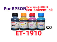 Eco Solvent Ink 4x100ml: Water-Based Transfer Ink for ET-1910 Printers picture