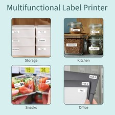 Bisofice Q30 Label Maker Machine Mini Pocket Thermal Label Printer With 1pc GORA picture