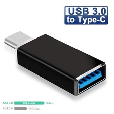 2 PCS Hi-Speed USB 3.1 USB-C Type C Male to USB A 3.0 Female Converter Adapters picture