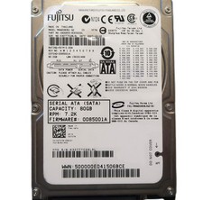 Fujitsu MHW2080BJ G2 CA06855-B30500DL 0EFEAD-0085001A 2.5