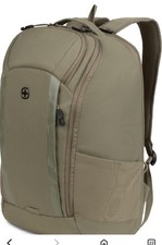 Swiss Gear Viibe Laptop Backpack Olive Green 8119 NWT 24L picture