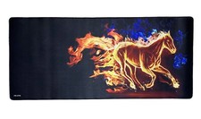 Jialong Gaming Rubber Mouse Pad Fire Horse Design Large 35” x 16” Desk Mat PC picture