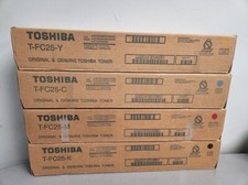 Toshiba TFC25 Toner Cartridge Set T-FC25-K T-FC25-C T-FC25-M T-FC25-Y picture