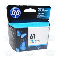 Genuine HP 61 Color DeskJet 1050 2510 2549 3050 3055 3510 3512 (Retail Box) picture