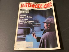 INTERFACE AGE MAGAZINE VINTAGE NOV 1981 RARE LAST ONE QTY-1 picture