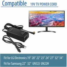 19V 14V AC Adapter Charger For Samsung HD TV LG Monitor Power Supply Cord LCD picture