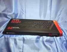 CyberPowerPC Play Ready NOHI 02 RGB USB Wired Gaming Keyboard Black KB-161-104 picture