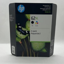 New HP 62XL F6U02BN Black, Yellow, Cyan and Magenta Ink Cartridge picture