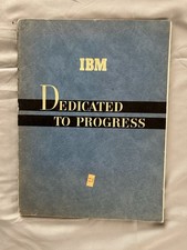 IBM - 1948 Dedicated To Progress 112 pg Book picture