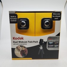 Kodak Dual Webcam D101 Twin Pack With Built In Microphone New in Package picture