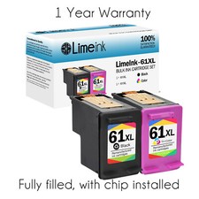61XL Ink Cartridges for HP Envy 4500 4502 5530 Officejet 4630 Deskjet 2622 2540 picture