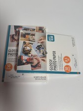 2 Pack  Pen+Gear Glossy Photo Paper 8.5x11in 50 Sheets 8.5 Mil Inkjet White .  picture