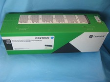 Genuine Lexmark C3210C0 CYAN Toner Cartridge -  - NEW picture