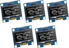 5 Pcs 1.3 Inch OLED Display Module 128x64 IIC I2C SH1106 Compatible Arduino picture