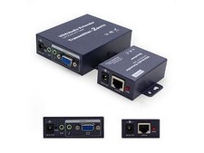 Addon-New-VGACAT5EXTENDER _ ADDON VGA FEMALE TO RJ-45 FEMALE BLACK EXT picture