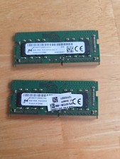 (2) Micron TECH 8GB DDR4 PC4-3200AA Laptop RAM (MTA8ATF1G64HZ-3G2J1) picture