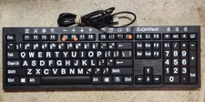 ZoomText LXH-JME7596H Wired USB Keyboard Black Standard Layout English QWERTY picture