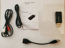 Carpuride Bluetooth Transmitter for TV PC 3.5mm, RCA, Computer USB Digital Audio picture