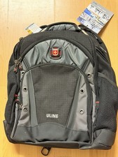 New Swiss Gear Uline Laptop Notebook Tablet Backpack Black/Gray picture