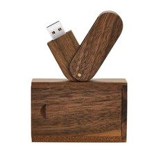 GARRULAX USB Flash Drive, Wooden 8GB / 16GB / 32GB USB2.0 64GB, Walnut Wood picture