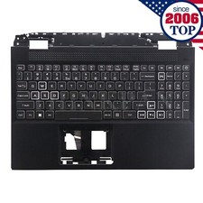 New For Acer Nitro 5 AN515-58 Palmrest Case Backlit Keyboard White 6B.QFMN2.001 picture
