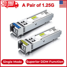 10Gtek A Pair of 1.25G SFP Bidi Transceiver, 1000Base-BIDI SingleMode Simplex LC picture