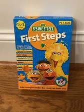 Sesame Street First Steps for Windows PC & MAC Software New Sealed Music Colors picture