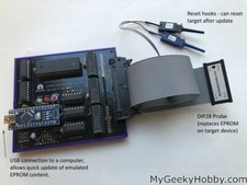 EPROM Emulator 2716-27512 for Z80, 6502, 8080, 6802, Commodore, Atari, 8bit SBC picture