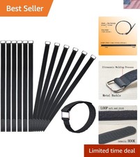 12 Pack 24 Inch Reusable Fastening Cable Straps Hook and Loop Cinch Cable Ties picture