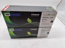 Lot of 2 MSE Toner Cartridge Black Replacement for Q2612A/12A model HP 1012 picture