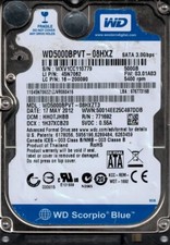 WD5000BPVT-08HXZT3 DCM: HHOTJHBB WXV1C Western Digital 500GB picture
