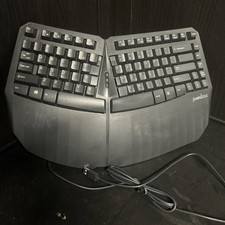 Perixx PERIBOARD-413B Wired Mini Membrane Ergonomic Keyboard with Wrist Support picture