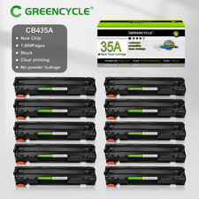 10PK CB435A 35A Toner Cartridge for HP LaserJet Pro P1005 P1006 P1007 P1009 picture