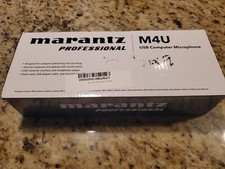 Marantz Pro M4U – USB Condenser Microphone With Audio Interface Mic Cable and... picture