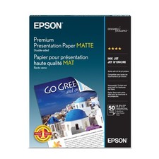 Epson Premium Presentation Paper Matte DoubleSided 8.5x11 50 sheets S041568 picture