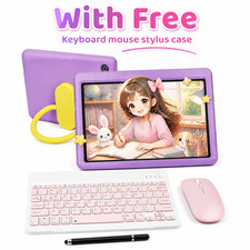 AEEZO Kids Tablet Bundle Keyboard Shockproof Case 128GB Android 16 Wifi Study picture