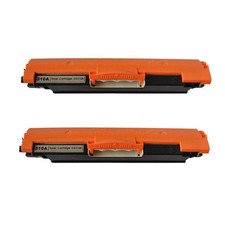 2PK Black Toner for CF350A, CE310A,HP LaserJet CP1025NW CP1020 Pro100 M175,M177 picture