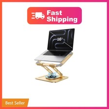 LOXP Adjustable Laptop Stand, Computer Stand with 360 Rotating Base, Ergonomi... picture
