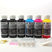 Premium Bulk Refill Ink 600 ml 2 Pigment + 1 Photo Black + Color for HP Printer picture