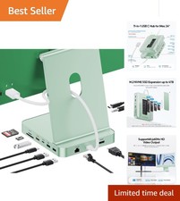 Compact 11-in-1 USB C Hub for iMac 24-inch: Enhance Connectivity and Performance picture