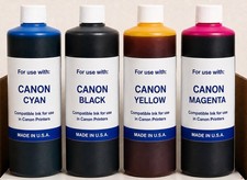 4 x  BULK COMPATIBLE UNIVERSAL INK FOR CANON PIXMA G3270 3270 (C-Y-M-K4,000ML) picture