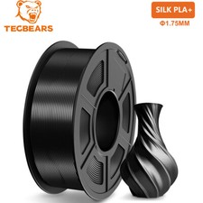 [$20 OFF for 4pcs]TECBEARS Shiny SILK PLA+ Filament 3D Printer PLA 1.75mm 1KG picture