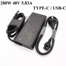 Dell 280W 48V 5.83A TYPE-C Charger USB-C AC Adapter for Dell PRO MAX 16 18 Plus picture
