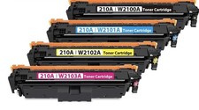 210A Toner Cartridges 4 Pack for HP 210A 210X MFP 4301fdw 4301fdn with Chip picture