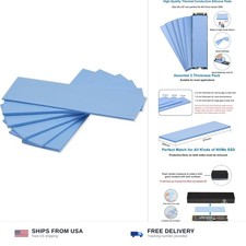 6-Pack Thermal Silicone Pads 2.64x0.79 inch Heat Conductive GPU CPU Heatsink picture