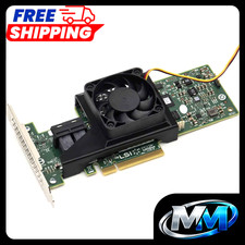LSI 9340 9302 8i IBM M1215 SAS HBA 50mm Cooling Fan Included + Shroud Cooler picture