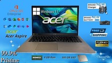 12GB RAM 512GB SSD Win 11 Pro i3 11 Gen 3.0GHz New Battery+Charger Acer Aspire 5 picture